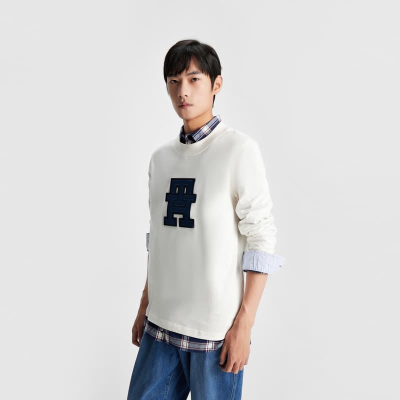 Футболка Tommy Hilfiger Длинный рукав Т-рубашка Мужская - изображение 12