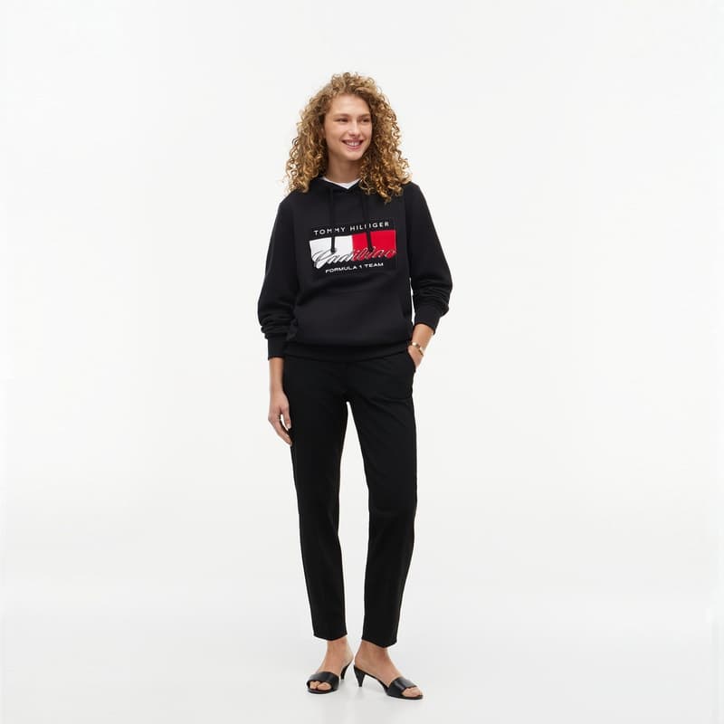 Худи Tommy Hilfiger Черный BDS Унисекс Толстовки - изображение 5