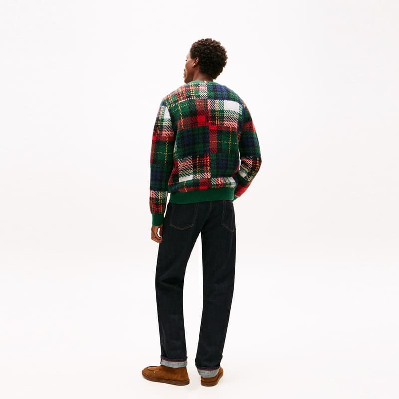 Кофта Tommy Hilfiger Многоцветная клетка L6K Мужские свитеры - изображение 4