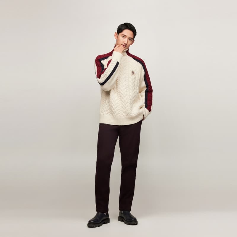 Штаны Tommy Hilfiger Теплые с флисовой подкладкой блестящие брюки для деловых поездок прямые повседневные мужские - изображение 7