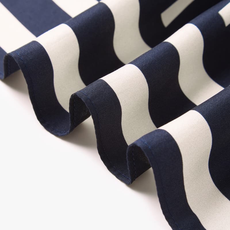 Платок Tommy Hilfiger Шарфы из шелка Тутовый женские темно-синий - изображение 4