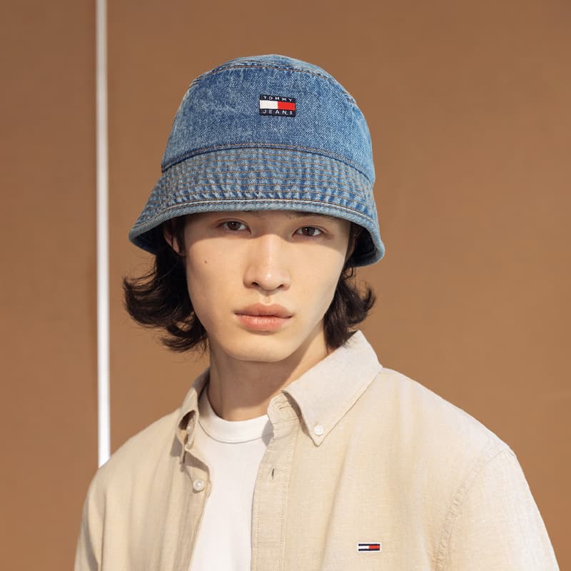Панама Tommy Hilfiger Бамбушки из хлопка Мужской Джинсовый синий - изображение 3