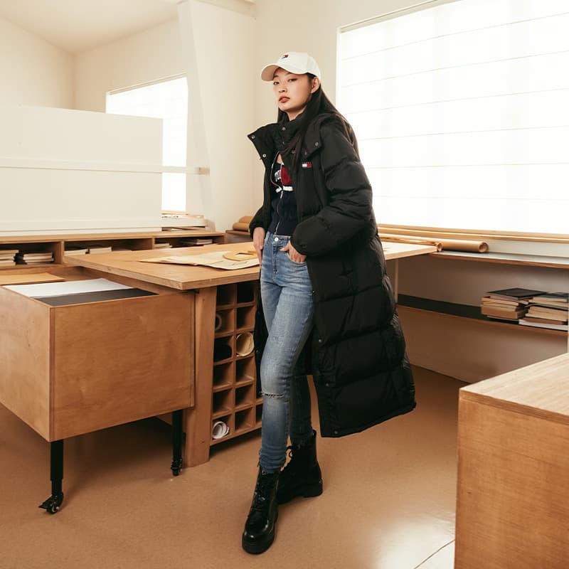 Пуховик Tommy Hilfiger Пуховик Женские Черный - изображение 5