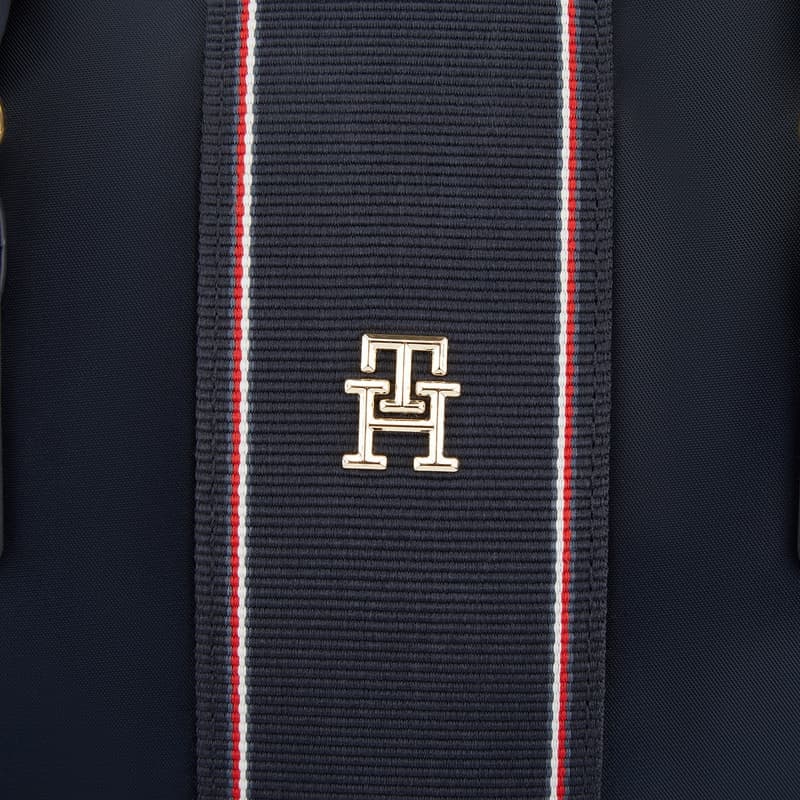 Сумка Tommy Hilfiger Полиамид Сумка Большая Женская Темно-Синяя Белая - изображение 9