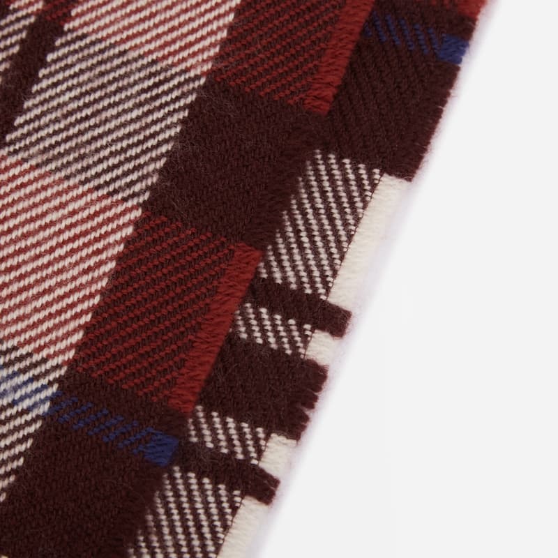 Шарф Tommy Hilfiger Плюшевые шарфы с круглым узором из шерсти овцы унисекс - изображение 6