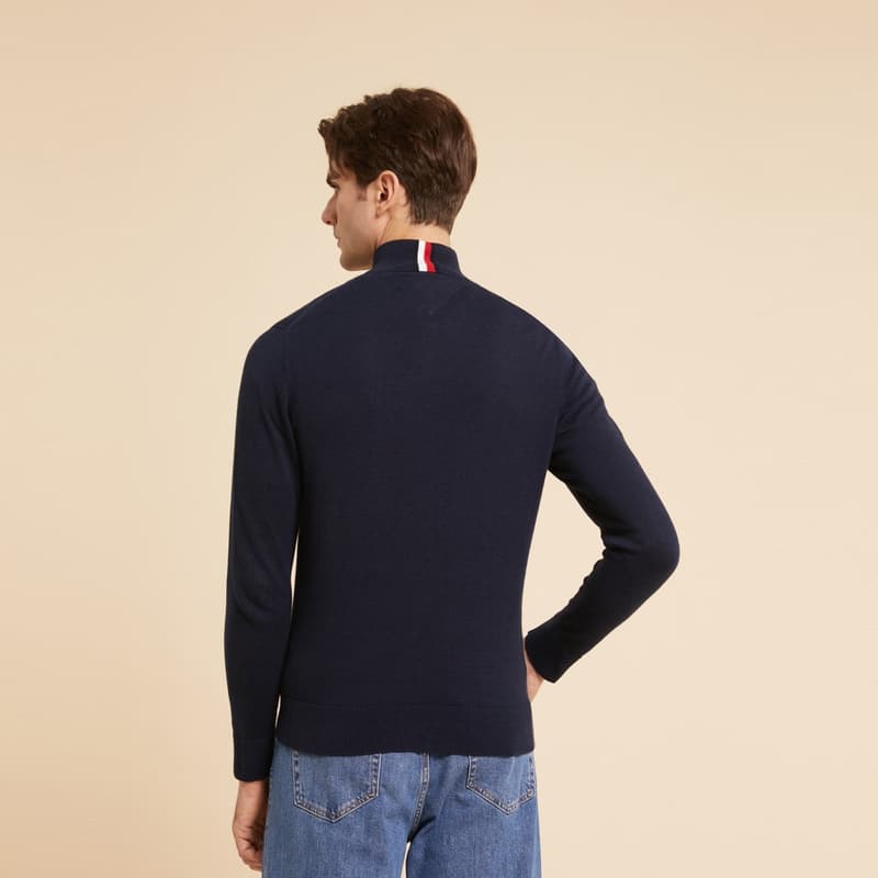 Tommy Hilfiger DU7 Темно-синий Синий Мужской Трикотаж - изображение 4