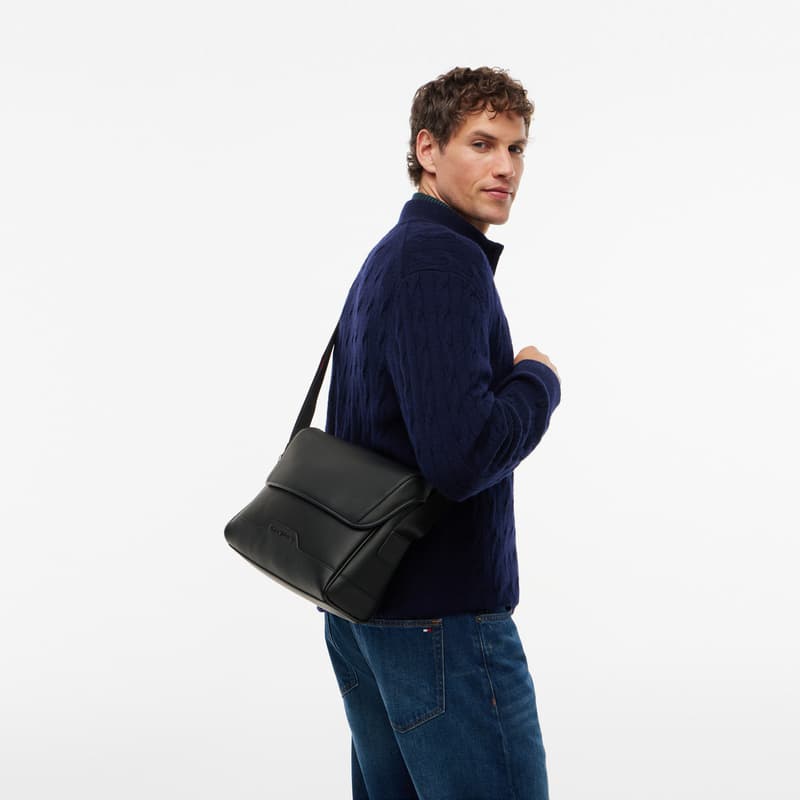 Сумка через плечо Сумки через плечо Tommy Hilfiger черные мужские - изображение 5
