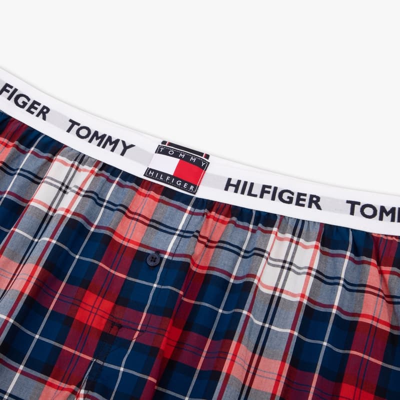 Трусы Tommy Hilfiger Темно-синий Темно-синий Красно-белый Клетчатый Сине-белые полоски 0TJ Мужские боксер-шорты - изображение 2