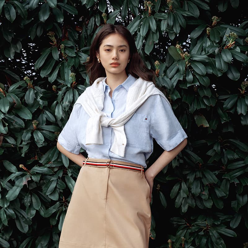 Юбка Tommy Hilfiger Повседневные короткие юбки для женщин - изображение 3