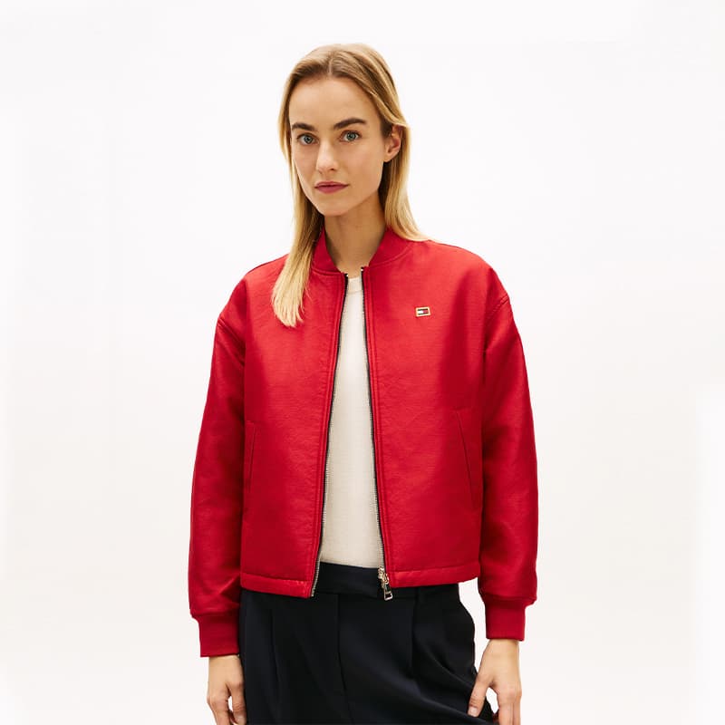 Зимняя куртка пуховик Tommy Hilfiger Year of The Horse Collection Темно-синий Красный XMP Мужские пуховики - изображение 6