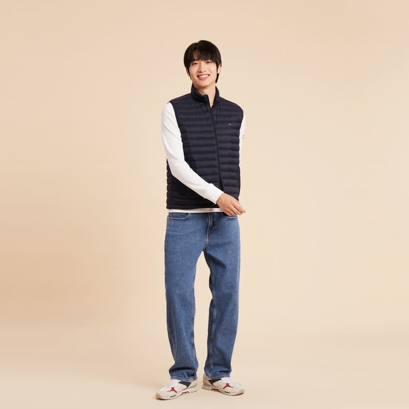 Куртка Tommy Hilfiger Жилет Мужской Темно-Синий - изображение 5