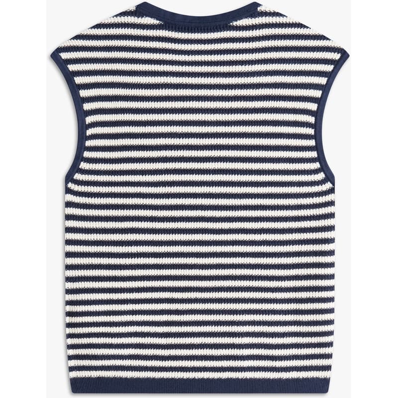 Кофта Tommy Hilfiger Темно-синий синий белый полосы 0X8 женский трикотаж - изображение 2