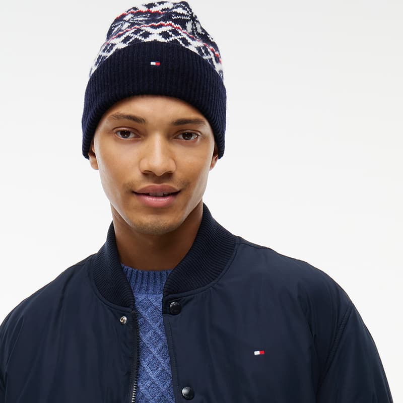 Шапка Tommy Hilfiger Эластан Шапки-бини Мужской - изображение 3