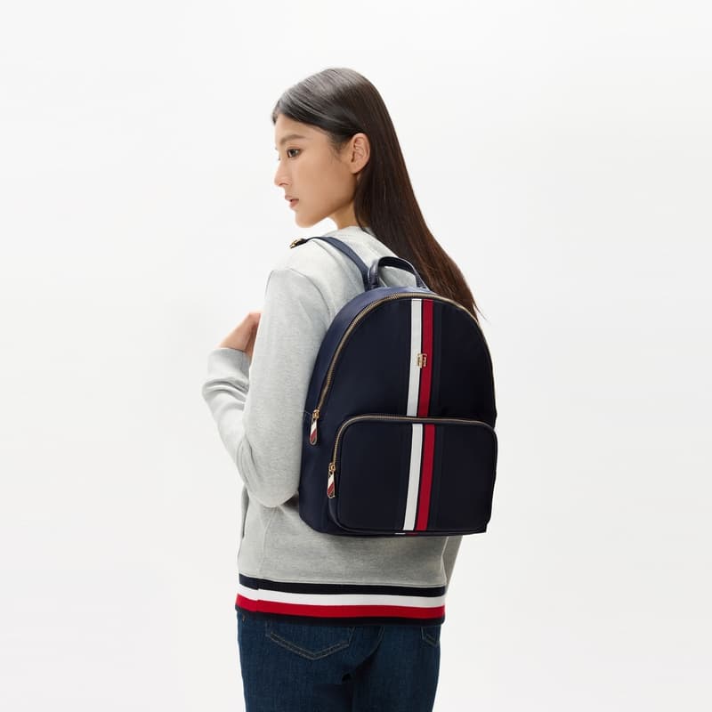 Рюкзак Tommy Hilfiger Полиамид Рюкзак Женский Темно-Синий - изображение 6
