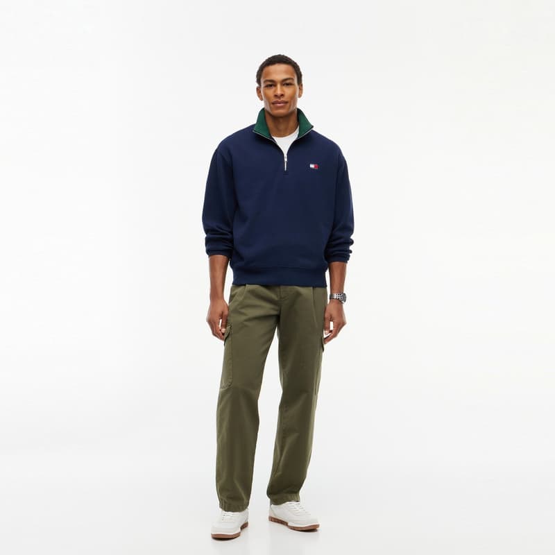 Худи Tommy Hilfiger Зеленый MBM Мужские Толстовки - изображение 10