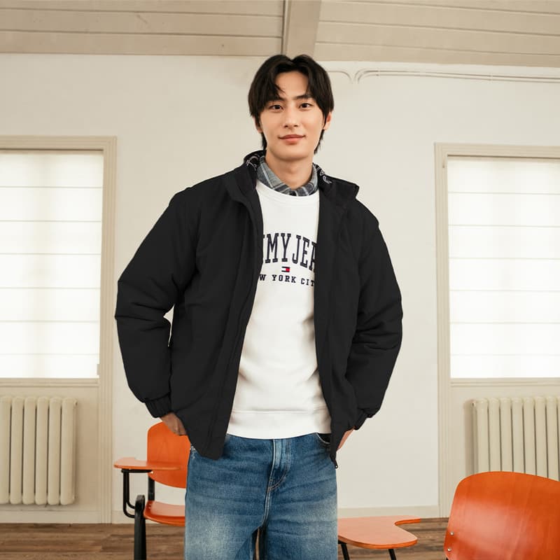 Куртка Tommy Hilfiger Хлопковый пуховик мужской - изображение 14