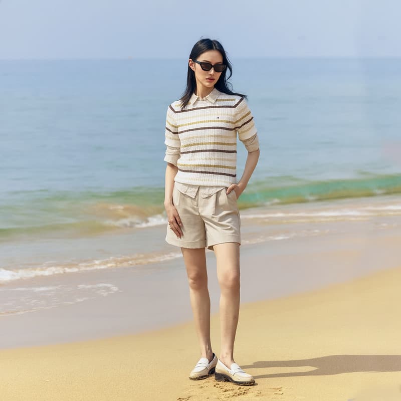 Шорты Tommy Hilfiger Повседневные шорты женские - изображение 5