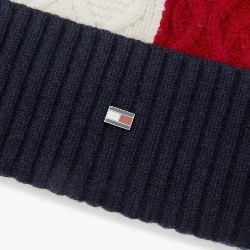 Шапка Tommy Hilfiger Мужские шапки из овечьей шерсти шерсти - изображение 3