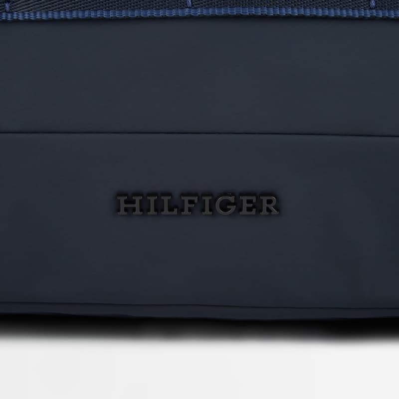 Сумка через плечо Tommy Hilfiger Полиамидная Нейлоновая Сумка через плечо Средняя Мужская Темно-синяя - изображение 5
