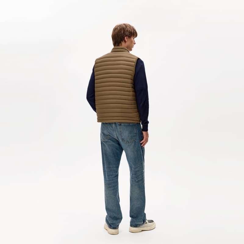Куртка Tommy Hilfiger Khaki GWJ Мужские пуховые жилеты - изображение 4