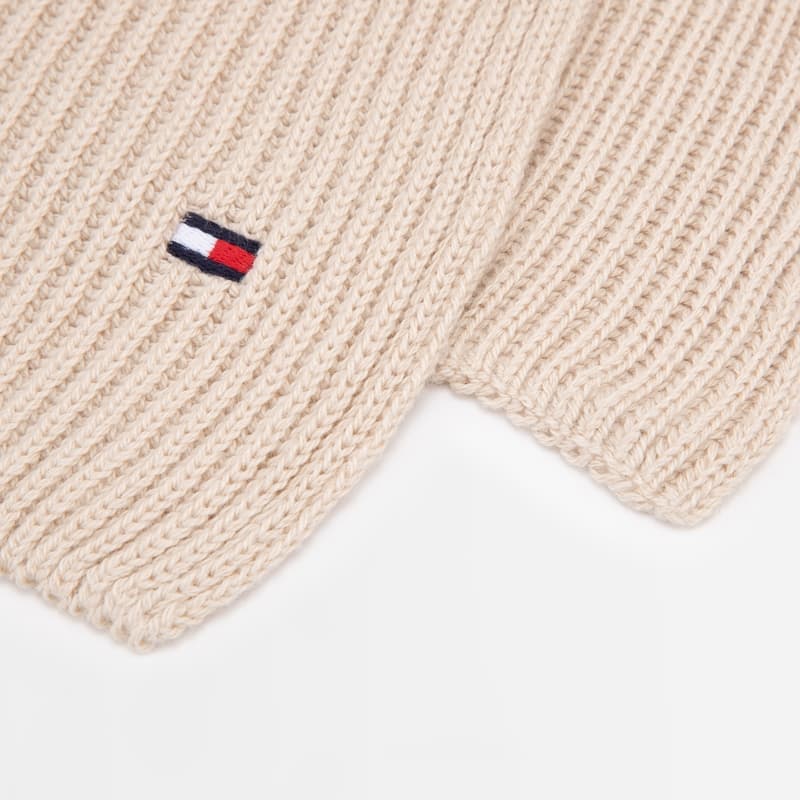 Шарф Tommy Hilfiger Плюшевые шарфы с круглым узором из хлопковой вязаной ткани Мужской - изображение 4