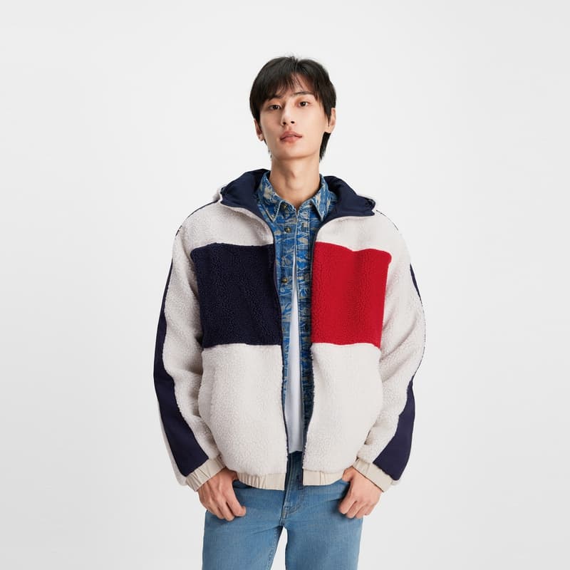 Куртка Tommy Hilfiger Куртка Мужская Красная Белая Синяя Многоцветная - изображение 5
