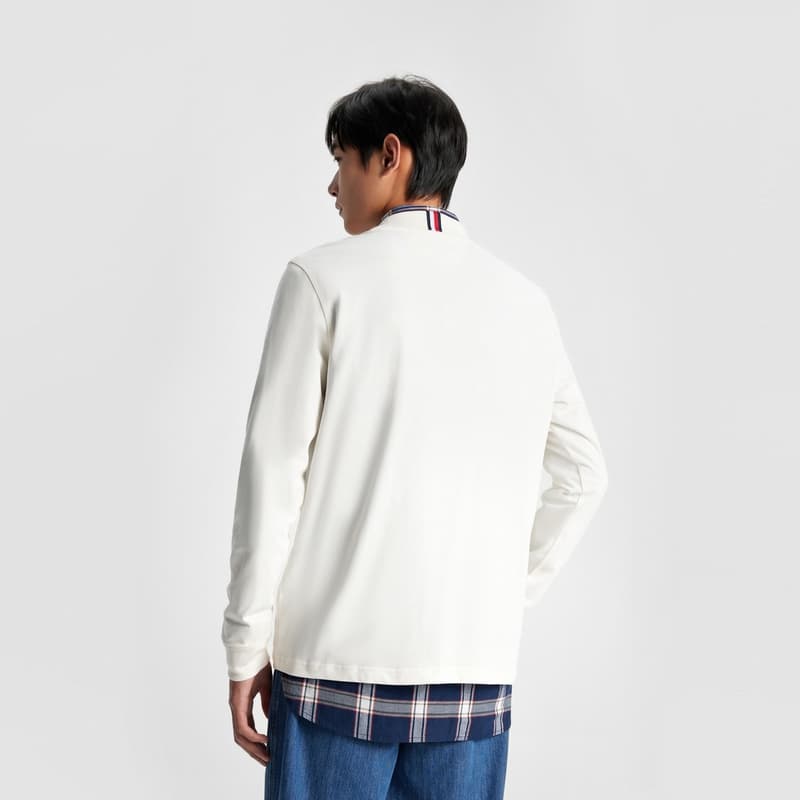 Футболка Tommy Hilfiger Длинный рукав Т-рубашка Мужская - изображение 10