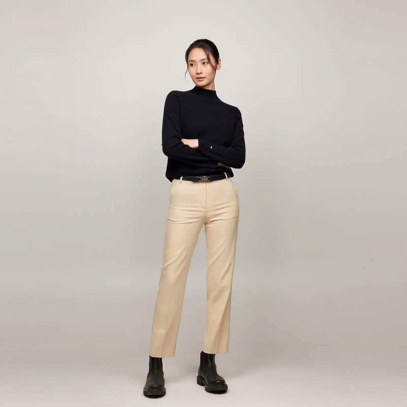 Tommy Hilfiger Плюшевый свитер с круглым узором женский - изображение 10