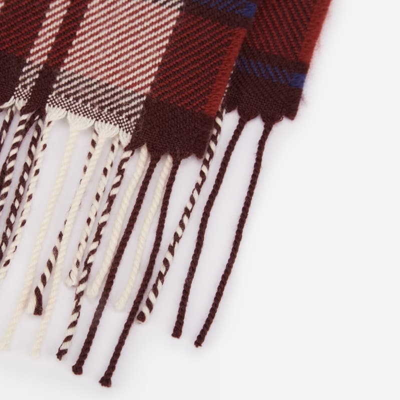 Шарф Tommy Hilfiger Плюшевые шарфы с круглым узором из шерсти овцы унисекс - изображение 5