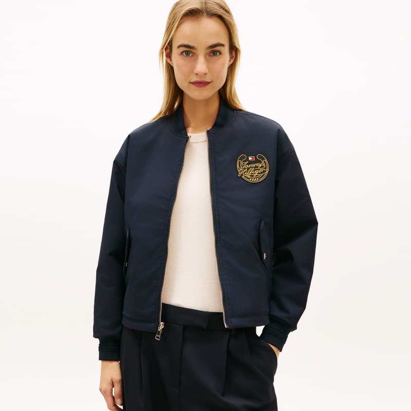 Зимняя куртка пуховик Tommy Hilfiger Year of The Horse Collection Темно-синий Красный XMP Мужские пуховики - изображение 5