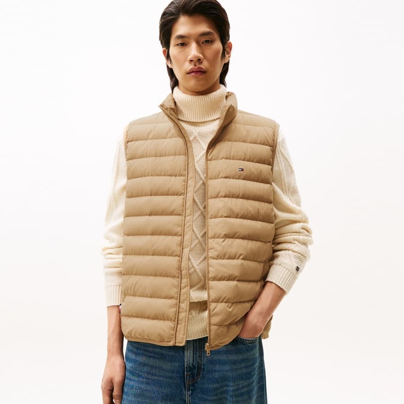 Куртка Tommy Hilfiger Мужские пуховые жилеты - изображение 5