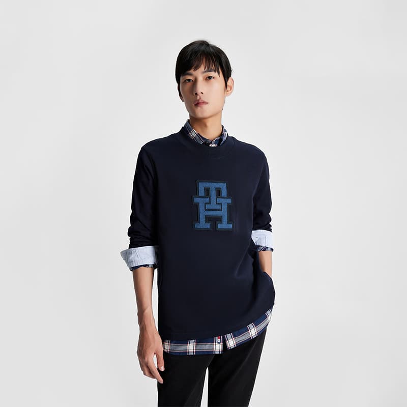 Футболка Tommy Hilfiger Длинный рукав Т-рубашка Мужская - изображение 5