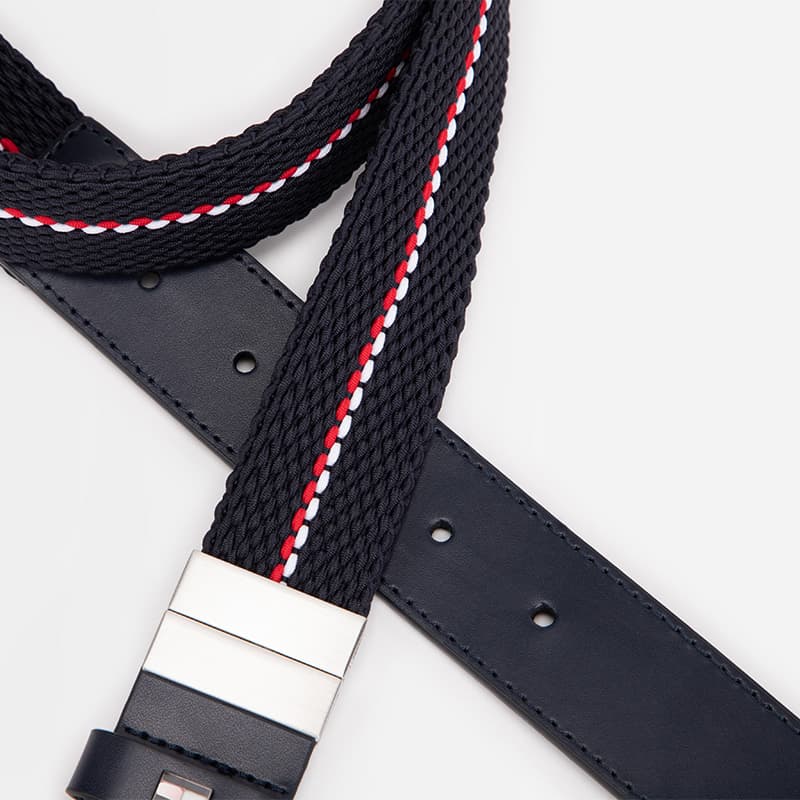 Ремень Tommy Hilfiger Ремни из спилочной коровьей кожи Мужской 3,5 см - изображение 12