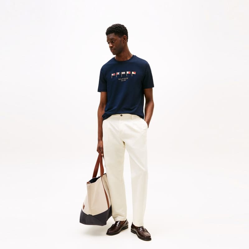Футболка Tommy Hilfiger Мужские T-рубашки - изображение 5