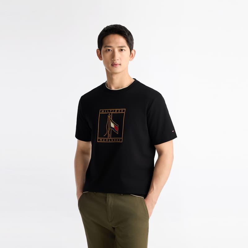 Футболка Tommy Hilfiger Мужские T-рубашки - изображение 3