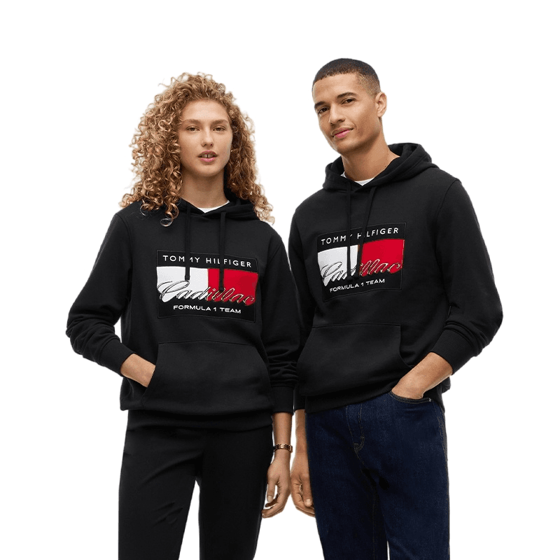 Худи Tommy Hilfiger Черный BDS Унисекс Толстовки - изображение 3