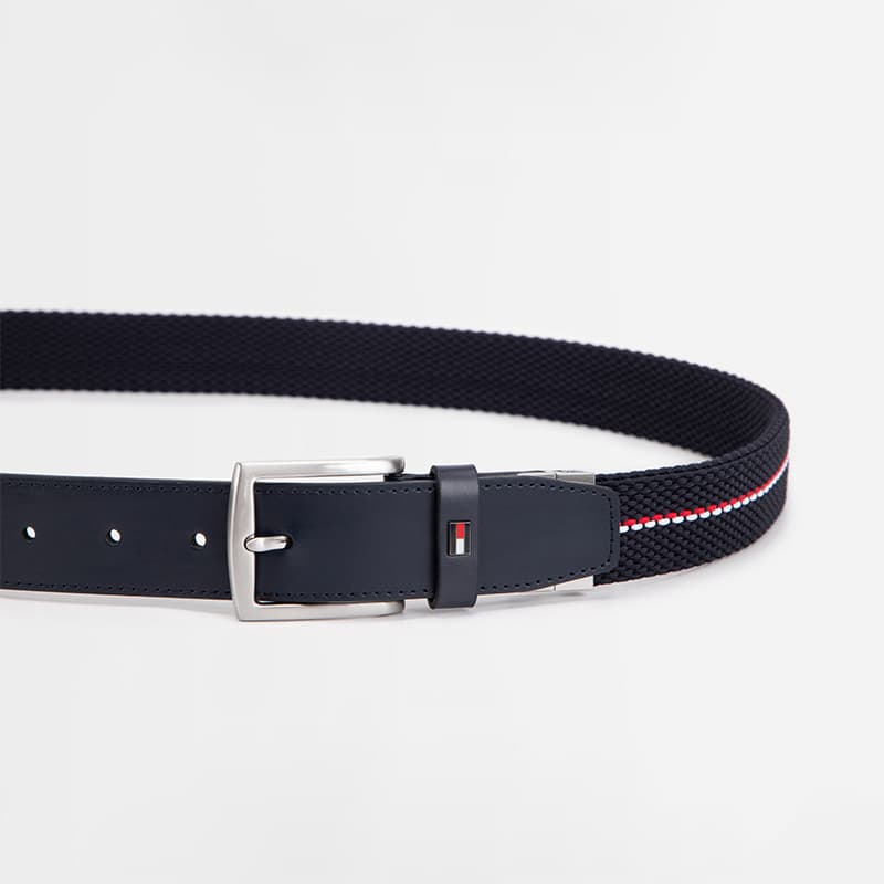 Ремень Tommy Hilfiger Ремни из спилочной коровьей кожи Мужской 3,5 см - изображение 10