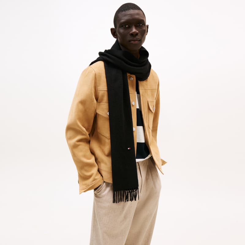 Шарф Tommy Hilfiger Шарфы из овечьей шерсти вязаные Мужские - изображение 12
