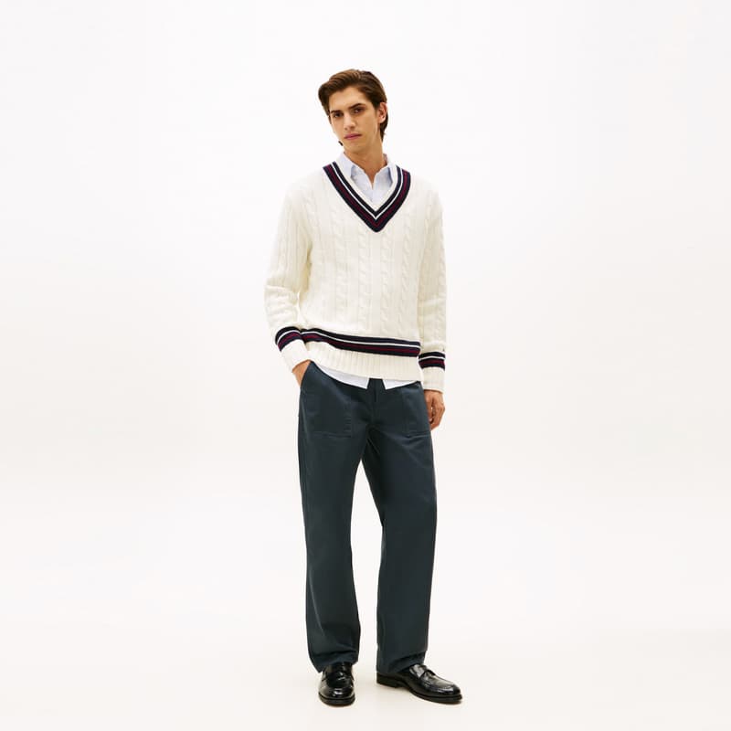 Кофта Tommy Hilfiger Белый YBI Мужские Свитера - изображение 6