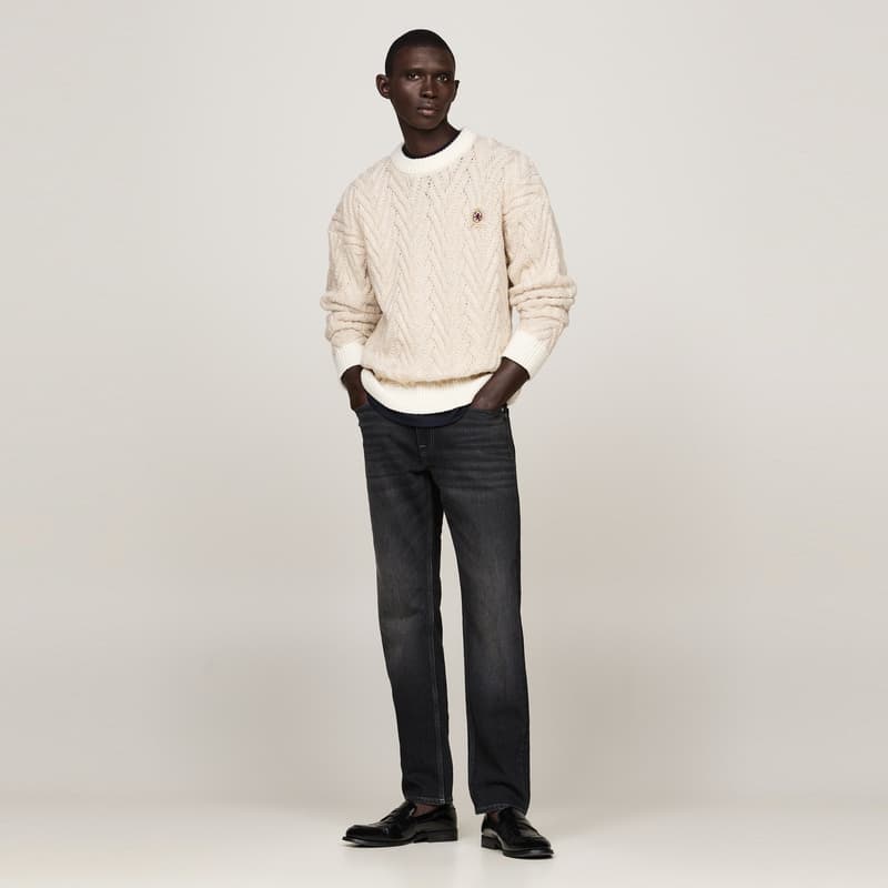 Штаны Tommy Hilfiger Темно-серый 1B1 Мужские Джинсы - изображение 5