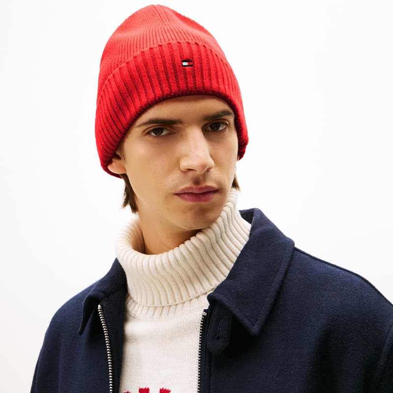 Шапка Tommy Hilfiger Хлопок Кашемир Шапки-бини Мужской - изображение 3