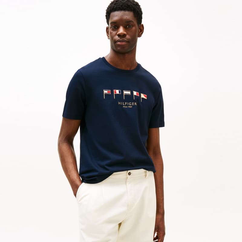 Футболка Tommy Hilfiger Мужские T-рубашки - изображение 3