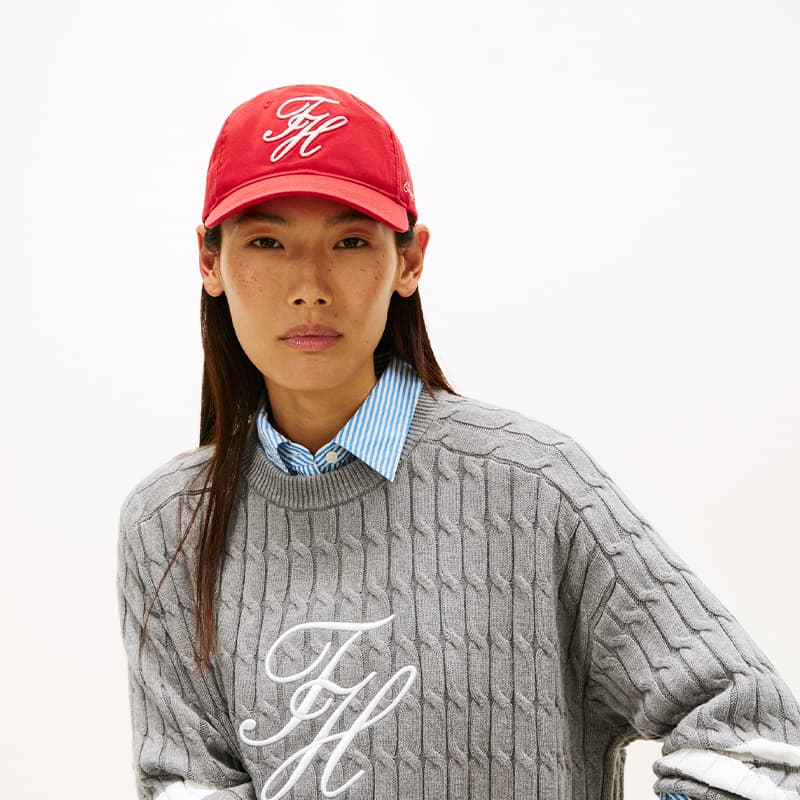 Кепка Tommy Hilfiger Хлопковое волокно Кепки Женские - изображение 3
