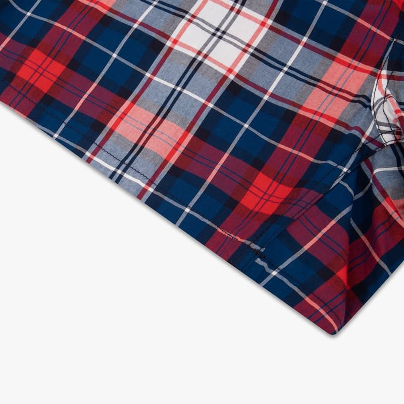 Трусы Tommy Hilfiger Темно-синий Темно-синий Красно-белый Клетчатый Сине-белые полоски 0TJ Мужские боксер-шорты - изображение 4
