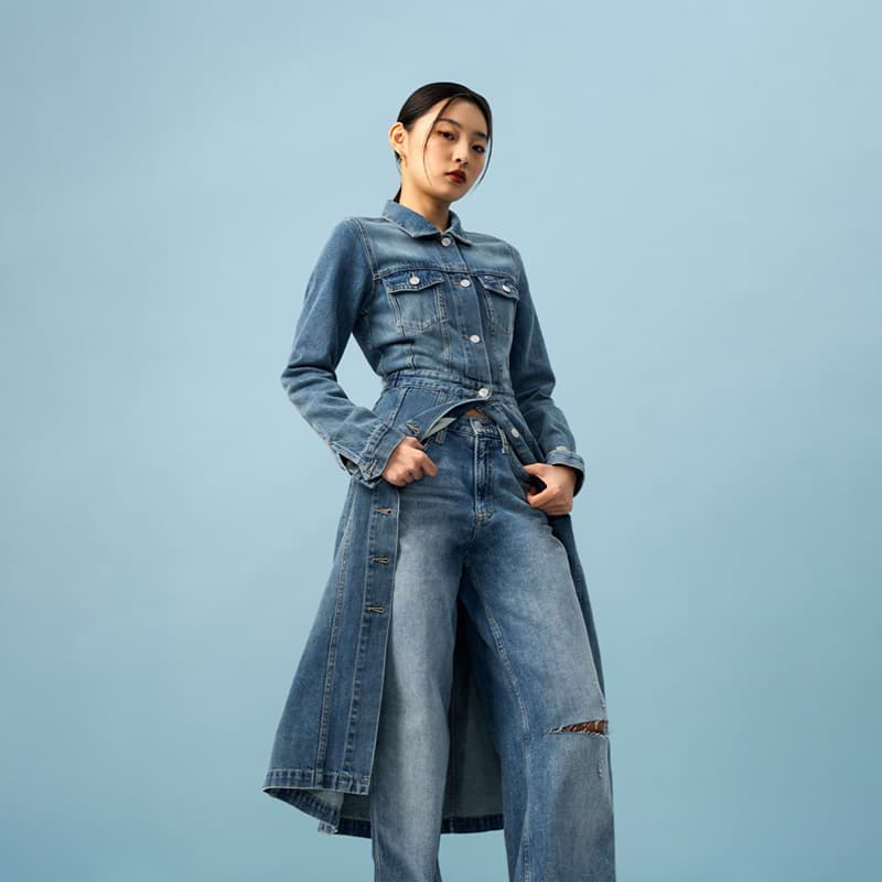 Платье Tommy Hilfiger Длинное платье с длинными рукавами для женщин - изображение 3