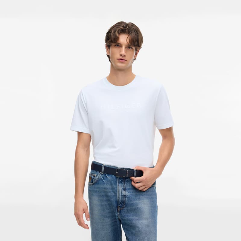 Ремень Tommy Hilfiger Спилок коровьей кожи Ремни Мужской - изображение 7