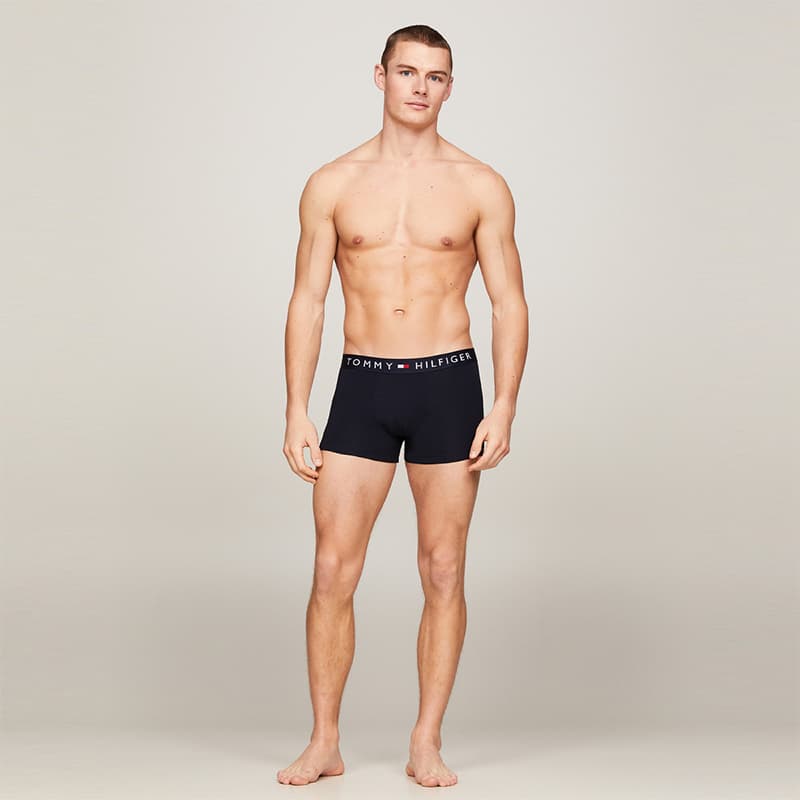 Трусы Tommy Hilfiger Мужское нижнее белье 1 упаковка темно-синий - изображение 4