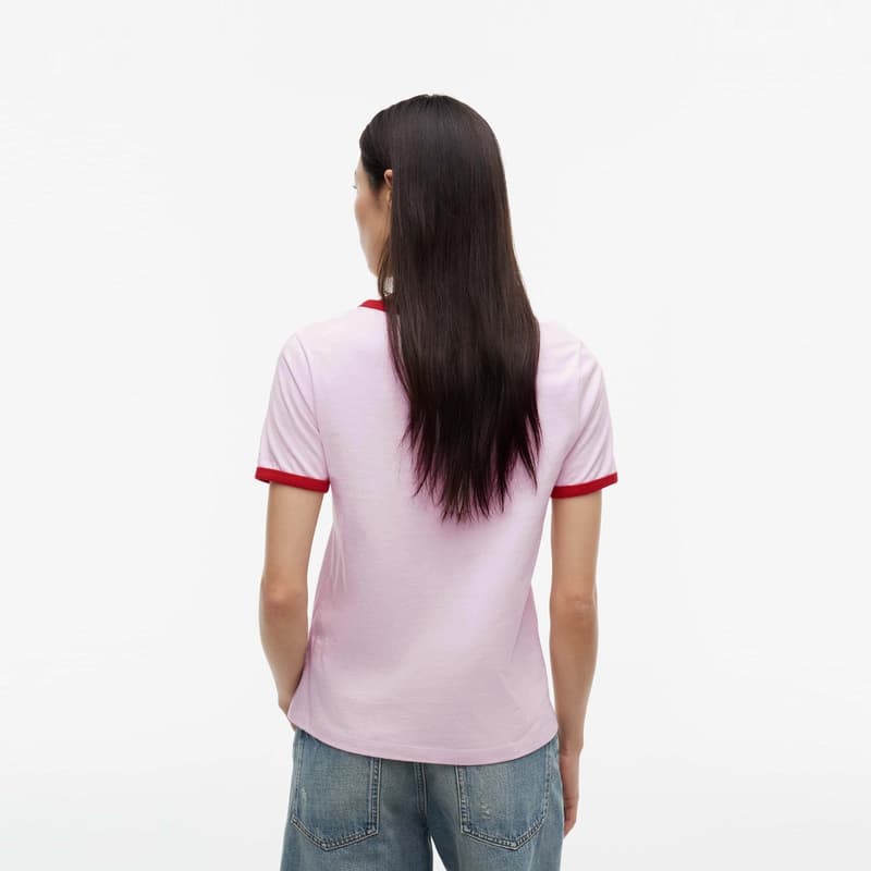 Футболка Tommy Hilfiger Розовый TN9 Женские T-рубашки - изображение 4