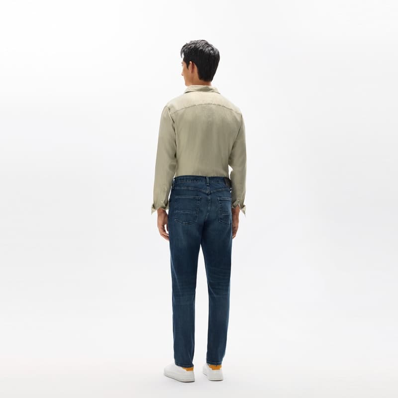 Штаны Tommy Hilfiger Темно-синий деним 1CY Мужские Джинсы - изображение 4