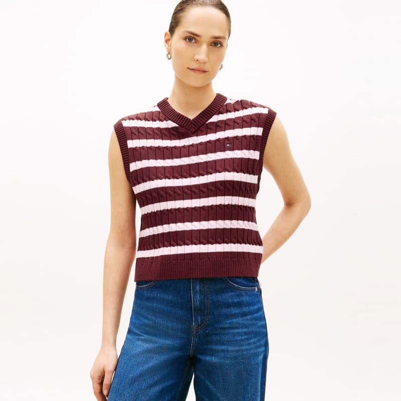 Майка Tommy Hilfiger Коричневые Женские Майки - изображение 3